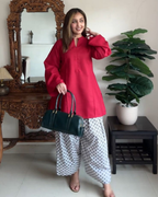 Indyadiva Nayra A-Line Two Piece Co-Ord Set
