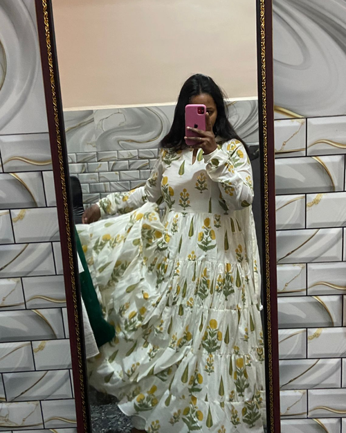 Indyadiva 3 pcs Mehr Kurta Set