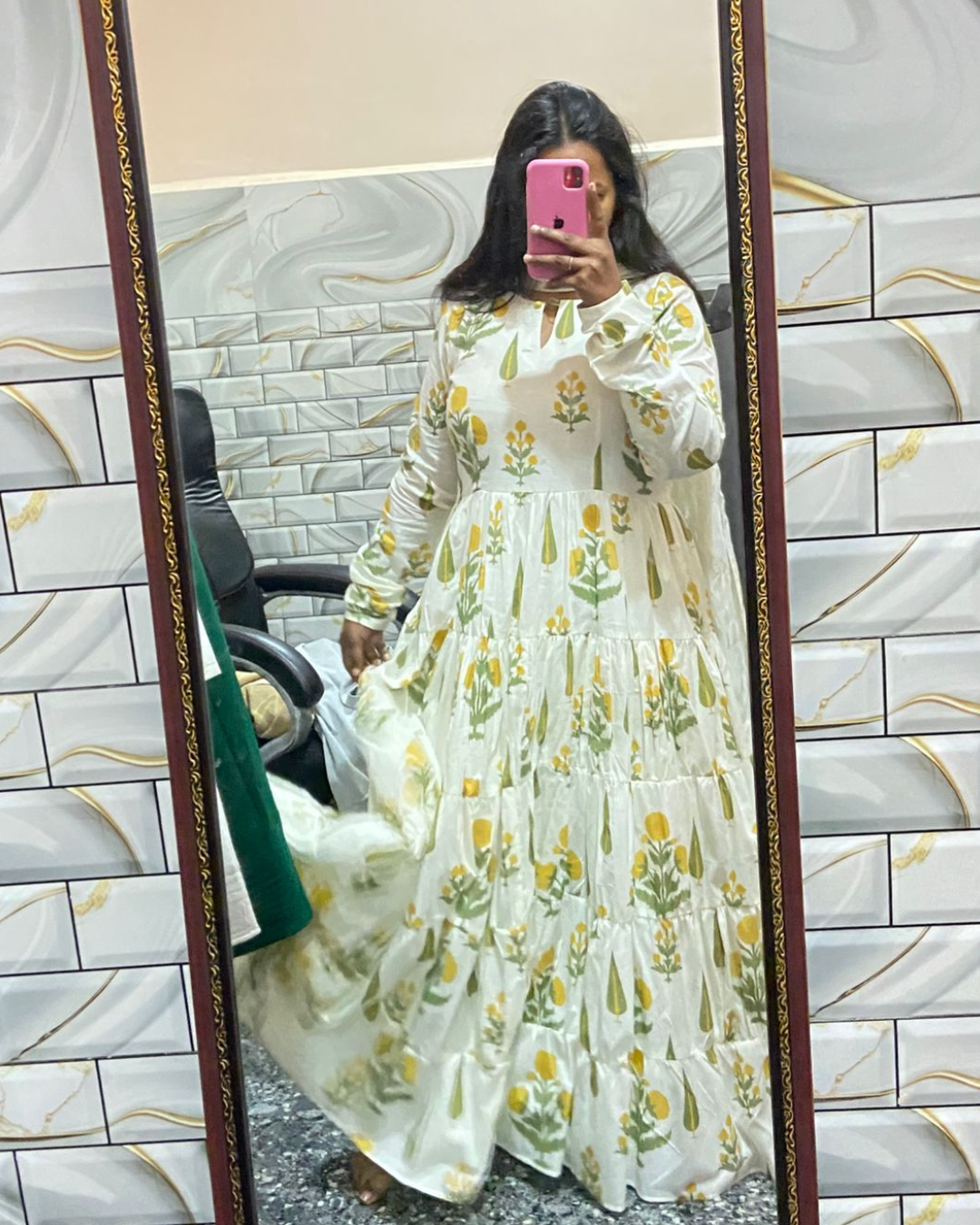 Indyadiva 3 pcs Mehr Kurta Set