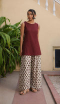 Indyadiva ereca two pcs set with tie up scarf
