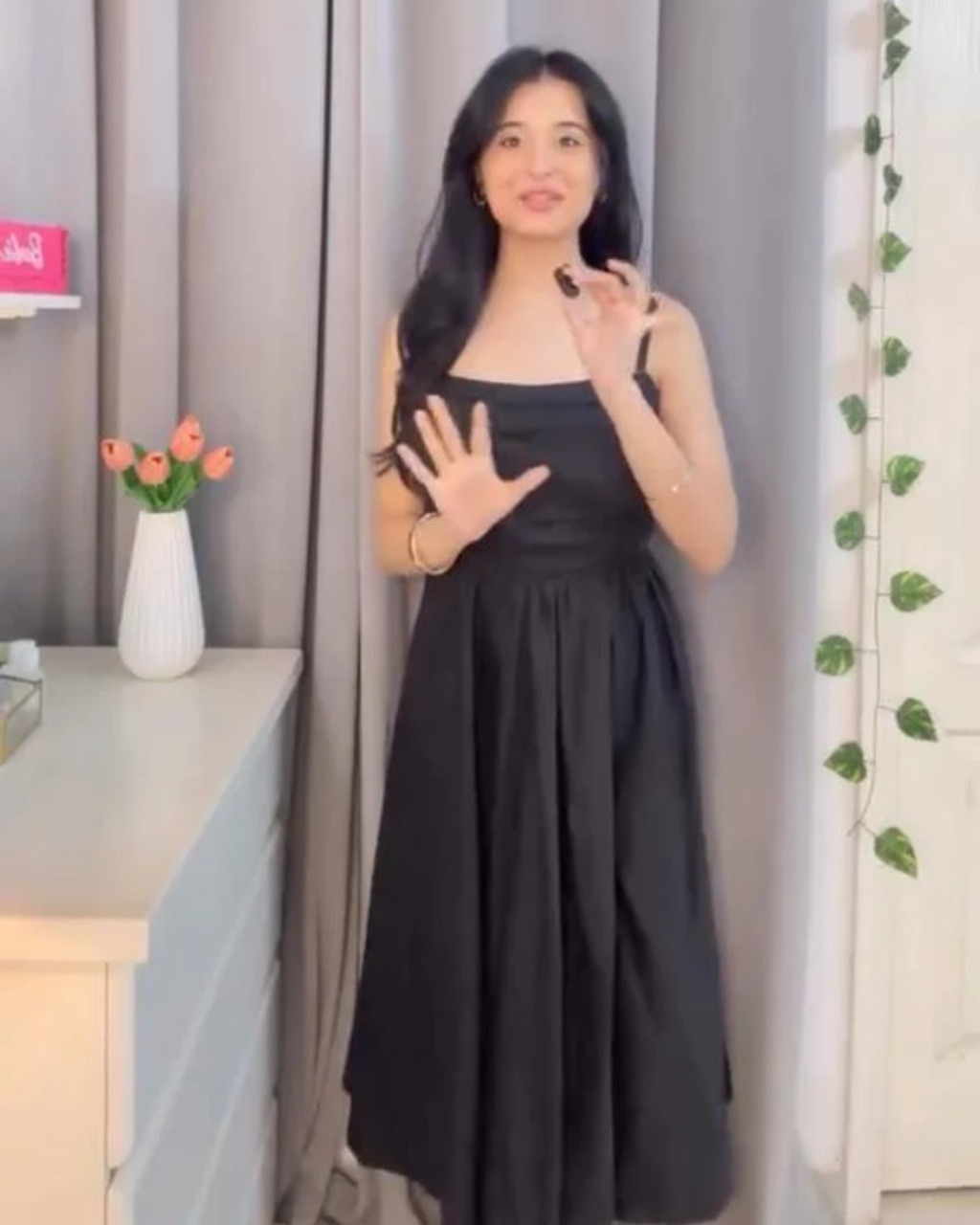Indyadiva Baddie Barbie Black Bday Dress
