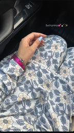 Indyadiva Lilli Floral Three Pcs Farshi Set