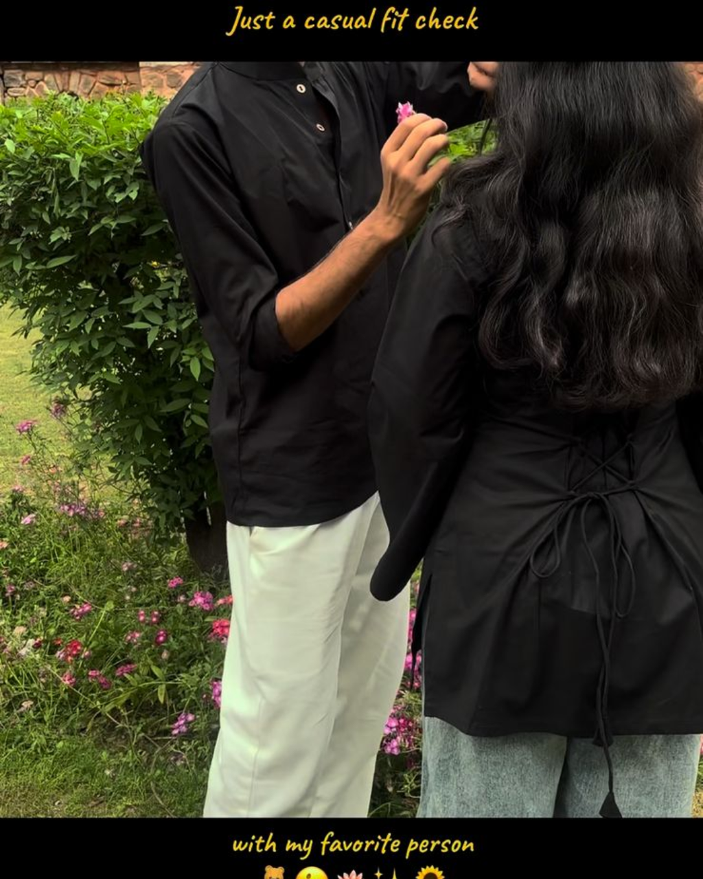Indyadiva Mehboob Couple Cotton Outfit Set