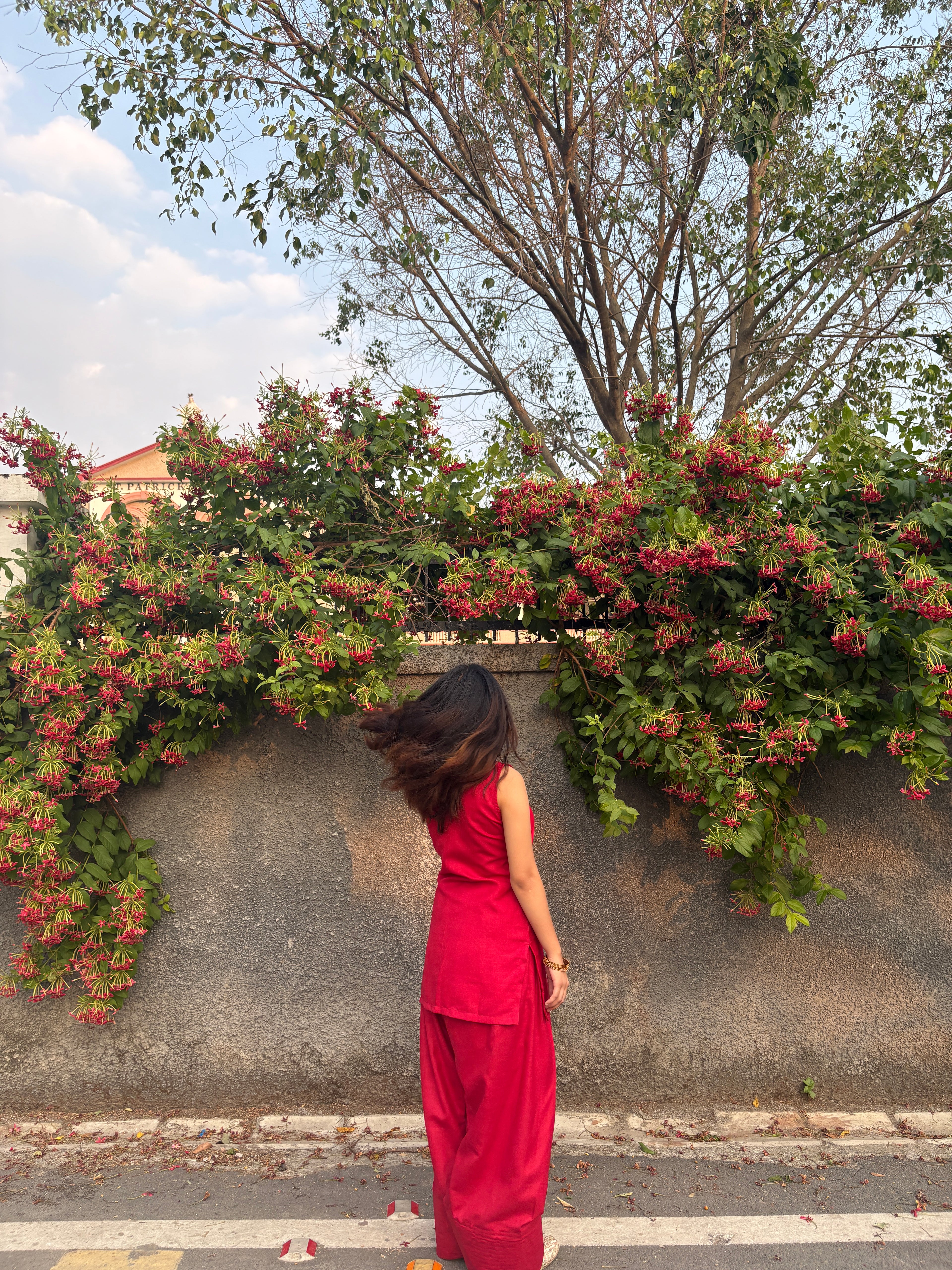 Indyadiva Laalima maroon Seelveless Farshi Set