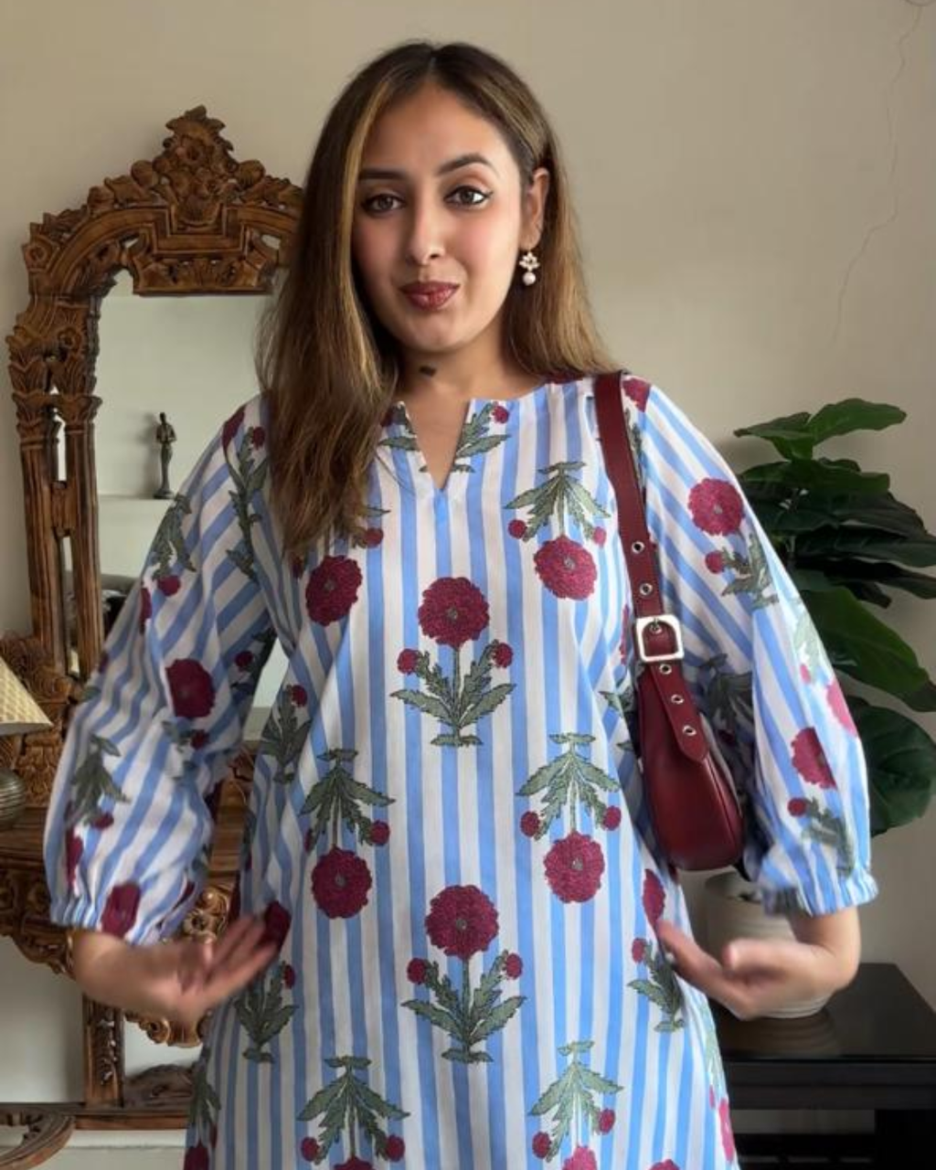 Indyadiva Aira Cotton Co-Ord Set for Women