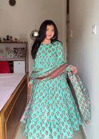 Indaydiva Gulnaar Kurti three pcs Set