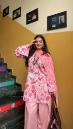 Indyadiva Rani three pcs farshi set
