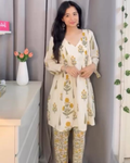 Indyadiva Surajmukhi 2 pcs Pure Cotton Cord Set